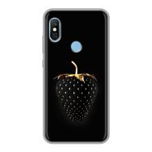 Чехол с изображением  вкусной еды для Xiaomi Redmi 6 pro – Чёрная клубника