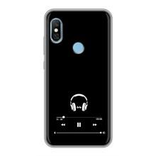 Чехол с картинками на черном фоне для Xiaomi Redmi 6 pro – Плеер