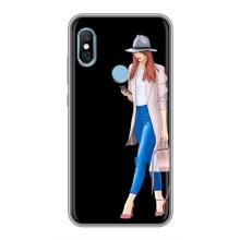 Чохол з картинкою Модні Дівчата Xiaomi Redmi 6 pro – Дівчина з телефоном