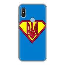 Чехол с картинкой (Патриотический ГЕРБ) на Xiaomi Redmi 6 pro (Super - Герб)