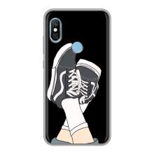 Чохол з Прикольним Принтом на Xiaomi Redmi 6 pro – Кеди