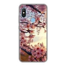 Чехол с принтом САКУРЫ на Xiaomi Redmi 6 pro – Цветущая сакура