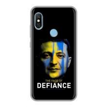 Чехол для Xiaomi Redmi 6 pro (AlphaPrint - с принтом Зеленского) – В. Зеленский