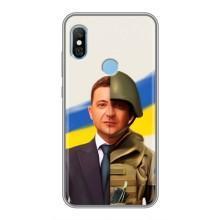 Чехол для Xiaomi Redmi 6 pro (AlphaPrint - с принтом Зеленского) – Зеленский солдат