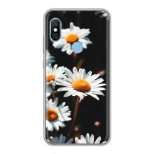 Чехол с ромашками на Xiaomi Redmi 6 pro – Белые ромашки