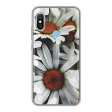 Чехол с ромашками на Xiaomi Redmi 6 pro – Цветы Ромашки