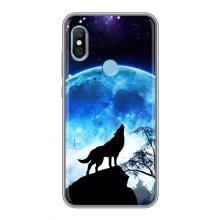 Чехол с Волком на Xiaomi Redmi 6 pro – Воет на луну