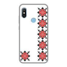Силіконовый Чохол на Xiaomi Redmi 6 pro з картинкой Вишиванки – Силует вишиванки