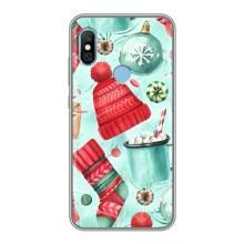 Чехол Санта Клаус для Xiaomi Redmi 6 pro – Одежда