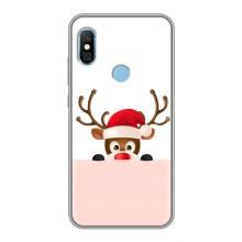 Чехол Санта Клаус для Xiaomi Redmi 6 pro – Олененок