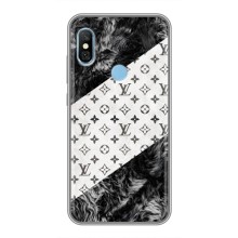 Чехол Стиль Louis Vuitton на Xiaomi Redmi 6 pro (LV на белом)