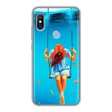 Чохол Стильні дівчата на Xiaomi Redmi 6 pro – Дівчина на гойдалці