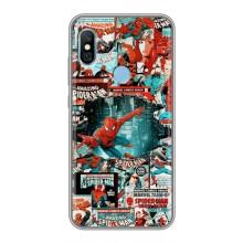 Чехол Супергерой Человека Паука на Xiaomi Redmi 6 pro – Комиксы Человек Паук
