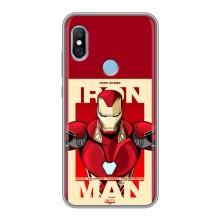 Чехол Супергерой Железный человек на Xiaomi Redmi 6 pro – Iron man