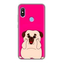 Чехол (ТПУ) Милые собачки для Xiaomi Redmi 6 pro – Веселый Мопсик