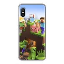 Чехлы для Xiaomi Redmi 6 pro (Персонажи Майн Крафт) – Майн-крафт