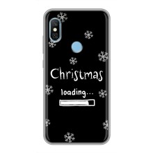 Рождественские, Праздничные Чехлы для Редми 6 Про (Christmas loading)