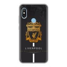 Силиконовые Чехлы принт Футбол на Xiaomi Redmi 6 pro – Liverpool