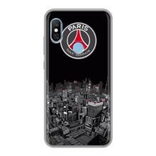 Силиконовые Чехлы принт Футбол на Xiaomi Redmi 6 pro – PSG