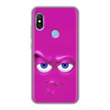 Силиконовые Чехлы (смешные стикеры) для Xiaomi Redmi 6 pro – Хитрая мордочка