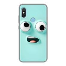 Силиконовые Чехлы (смешные стикеры) для Xiaomi Redmi 6 pro – мордочка