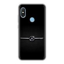 Силиконовый бампер с картинкой машины на Xiaomi Redmi 6 pro (Mercedes)