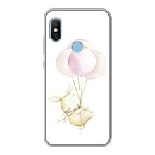 Силіконовий бампер з картинкою звірів для Xiaomi Redmi 6 pro – Кролик та кульки