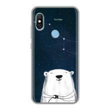 Силіконовий бампер з картинкою звірів для Xiaomi Redmi 6 pro – Ведмедиця