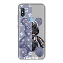 Силиконовый чехол для Xiaomi Redmi 6 pro (Медведь Louis Vuitton)