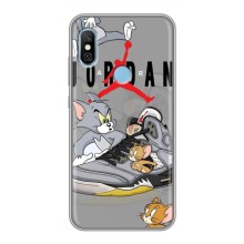 Силиконовый Чехол Nike Air Jordan на Редми 6 Про – Air Jordan