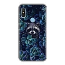 Силиконовый Чехол с Енотами на Xiaomi Redmi 6 pro – В цветах