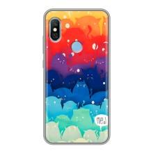 Силиконовый чехол с котиком для Xiaomi Redmi 6 pro – Mew