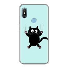 Силиконовый чехол с котиком для Xiaomi Redmi 6 pro – Падающий кот