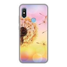 Силиконовый Чехол с одуванчиками на Xiaomi Redmi 6 pro – Цветок-одуванчик