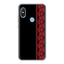 Силіконовый Чохол на Xiaomi Redmi 6 pro – Червона вишиванка
