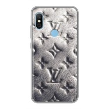 Текстурный Чехол Louis Vuitton для Редми 6 Про (Бежевый ЛВ)