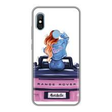 Силиконовый Чехол на Xiaomi Redmi 6 pro с картинкой Стильных Девушек – Девушка на машине