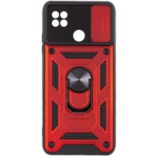 Ударопрочный чехол Camshield Serge Ring для Xiaomi Redmi 9C / Redmi 10A – Красный