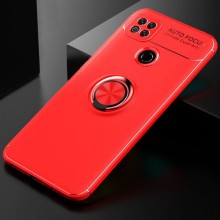 TPU-чохол Deen ColorRing під магнітний тримач (opp) для Xiaomi Redmi 9C – Червоний