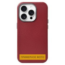 Шкіряний чохол Leather Case Metal Buttons для Xiaomi Redmi 9C – Червоний