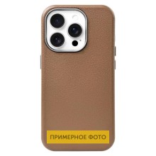 Шкіряний чохол Leather Case Metal Buttons для Xiaomi Redmi 9C – Коричневий