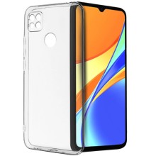 TPU чехол Epic Transparent 1,5mm Full Camera для Xiaomi Redmi 9C – Прозрачный