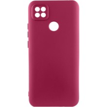 Чехол Silicone Cover Lakshmi Full Camera (AA) для Xiaomi Redmi 9C – Бордовый