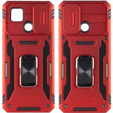 Ударостійкий чохол Camshield Army Ring для Xiaomi Redmi 9C / 10A – Червоний