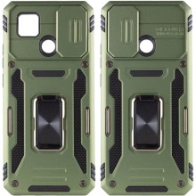 Ударостійкий чохол Camshield Army Ring для Xiaomi Redmi 9C / 10A – Оливковий