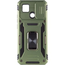 Ударостійкий чохол Camshield Army Ring для Xiaomi Redmi 9C / 10A – Оливковий