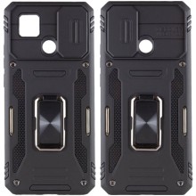 Ударостійкий чохол Camshield Army Ring для Xiaomi Redmi 9C / 10A – Чорний