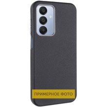 Кожаный чехол Leather Case Metal Buttons для Xiaomi Redmi 9C – Черный