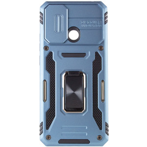 Ударопрочный чехол Camshield Army Ring для Xiaomi Redmi 9C / 10A – Голубой