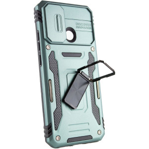 Ударопрочный чехол Camshield Army Ring для Xiaomi Redmi 9C / 10A – Зеленый